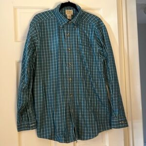 LL BEAN Button Down Long Sleeve Shirt